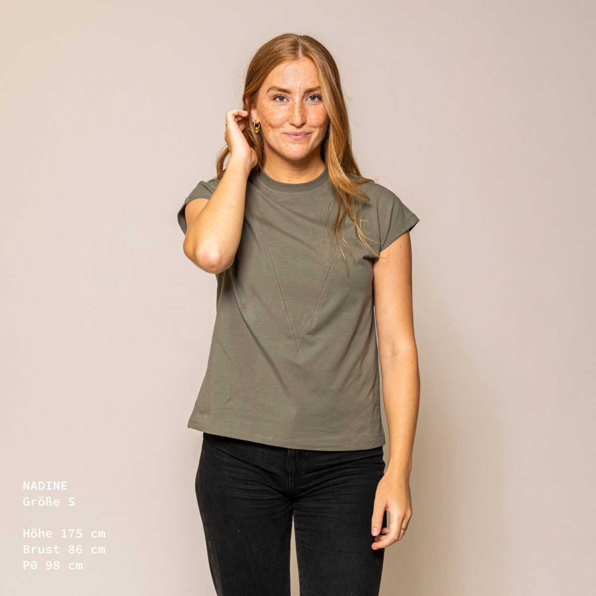 Tulip Stillshirt – verdeckter Reißverschluss