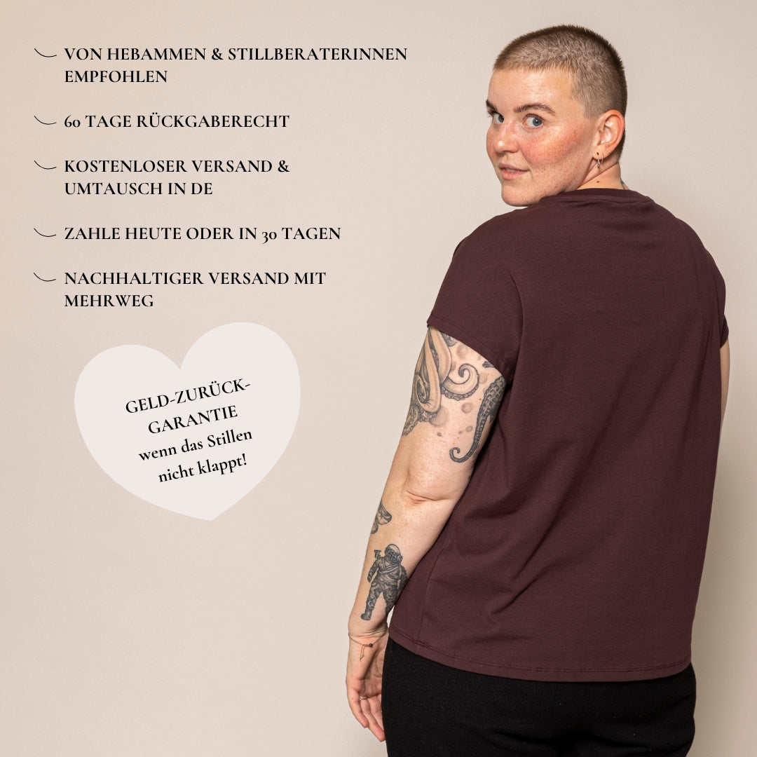 Tulip Stillshirt – verdeckter Reißverschluss