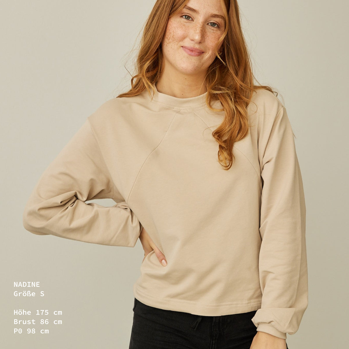 Snowdrop Stillpullover – verdeckter Reißverschluss