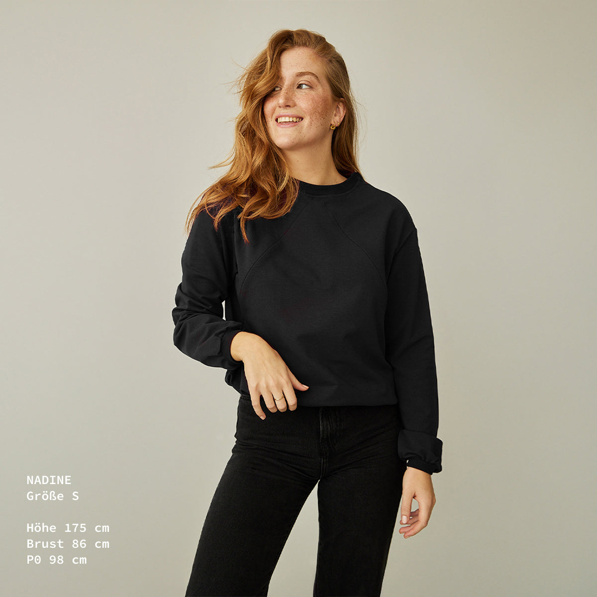 Snowdrop Stillpullover – verdeckter Reißverschluss