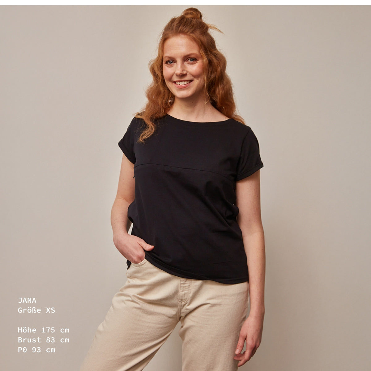 Lily Stillshirt – verdeckter Reißverschluss