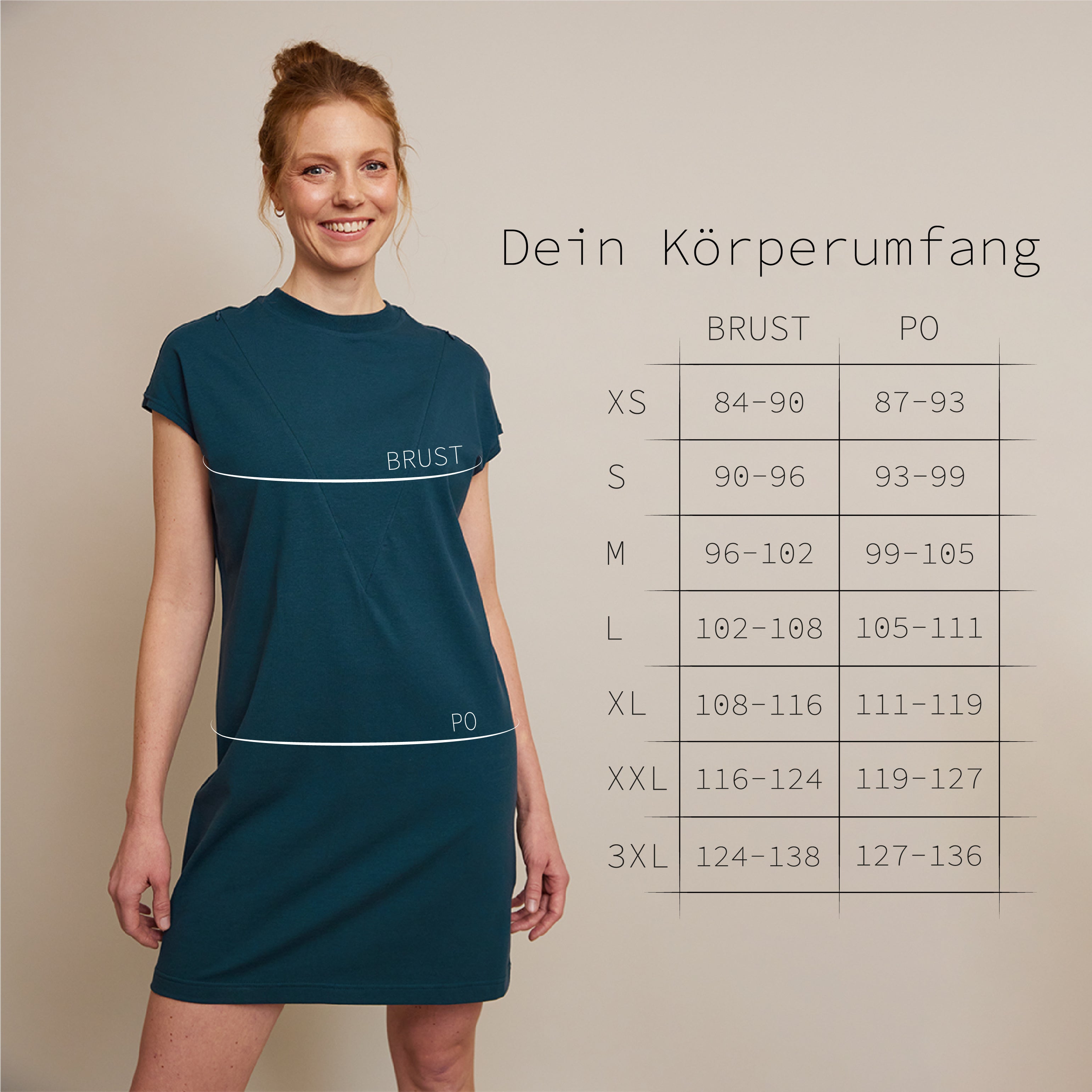 Oversized Heather Stillshirt – verdeckter Reißverschluss