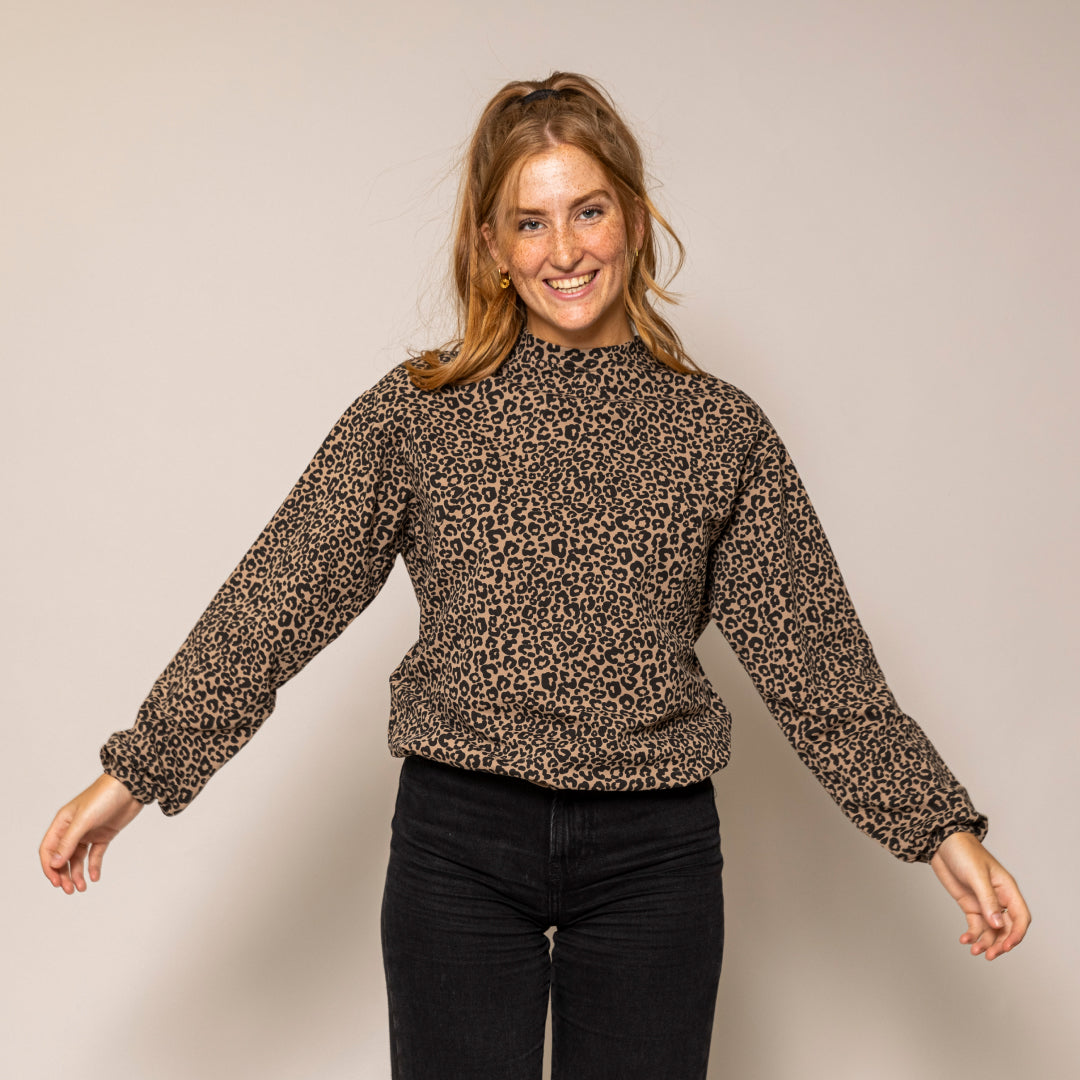 Leo Snowdrop Stillpullover – verdeckter Reißverschluss