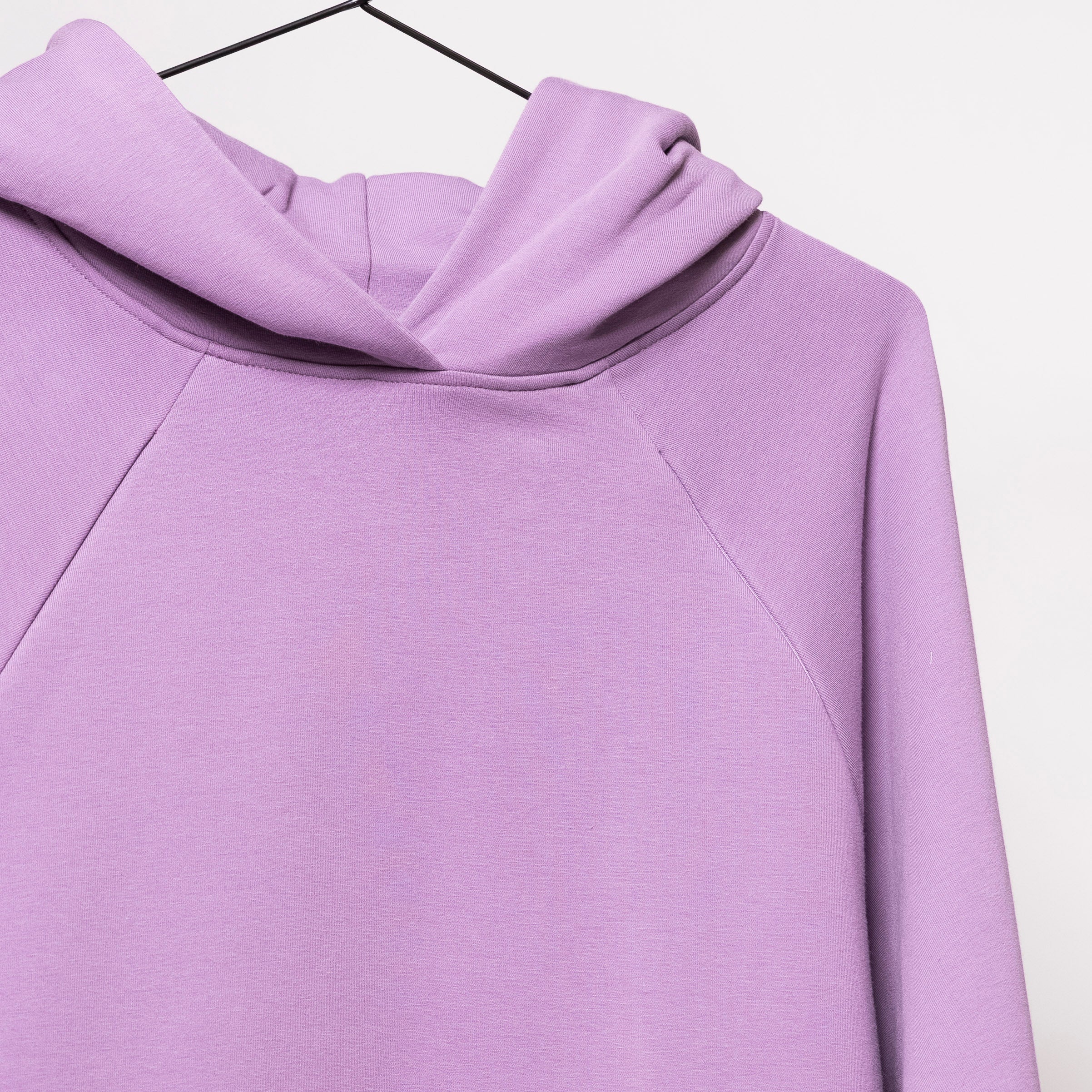 Oversized Heather Still-Hoodie 2.0 – verdeckter Reißverschluss
