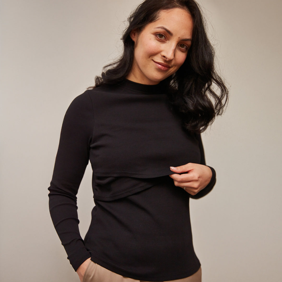 Jasmine Still-Longsleeve aus Bio-Baumwolle
