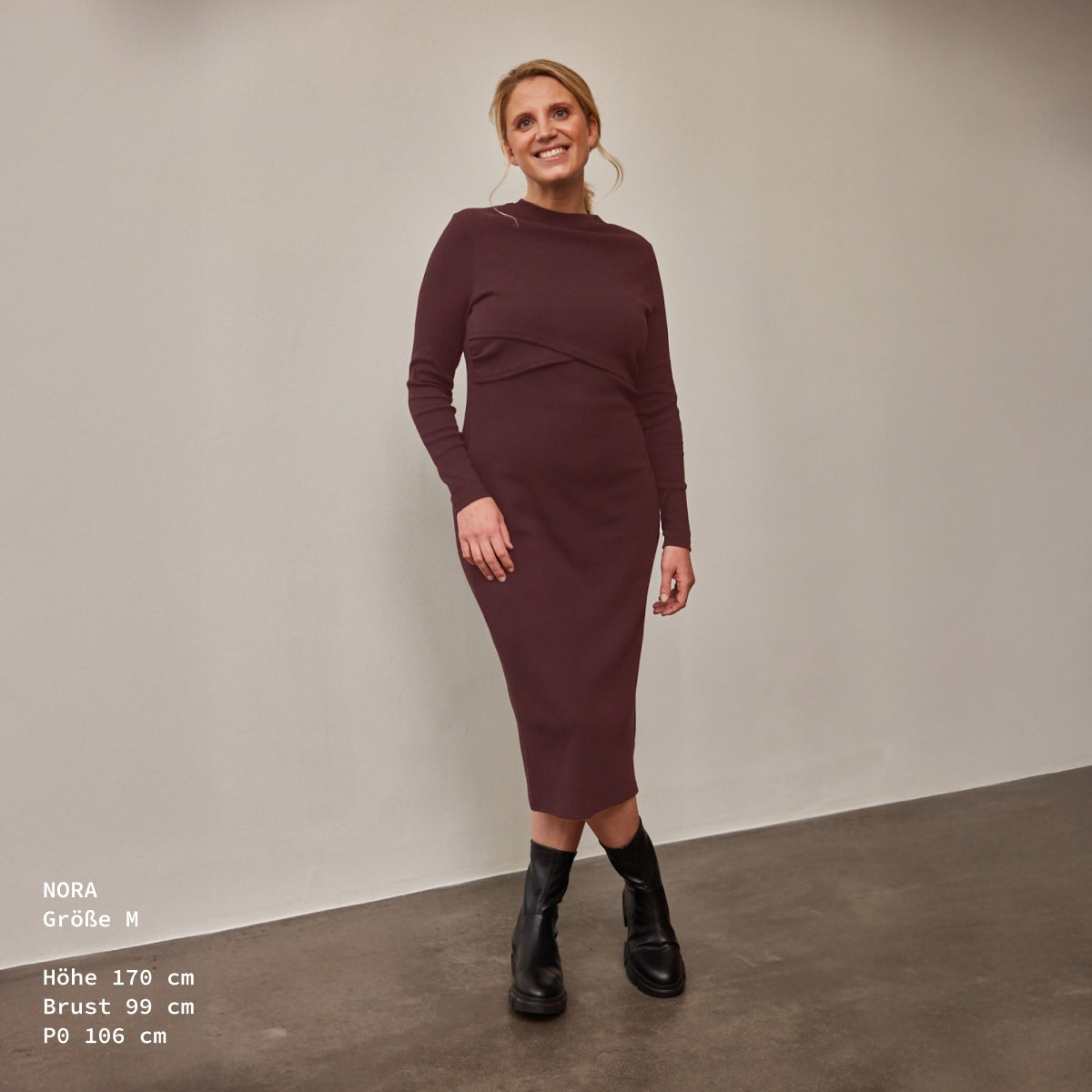 Jasmine Stillkleid – elegant verdeckter Stillzugang