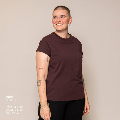 Tulip Stillshirt – verdeckter Reißverschluss