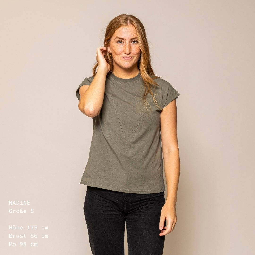 Tulip Stillshirt – verdeckter Reißverschluss