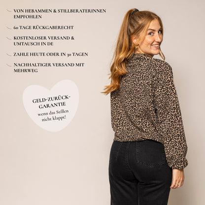 Leo Snowdrop Stillpullover – verdeckter Reißverschluss