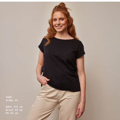 Lily Stillshirt – verdeckter Reißverschluss