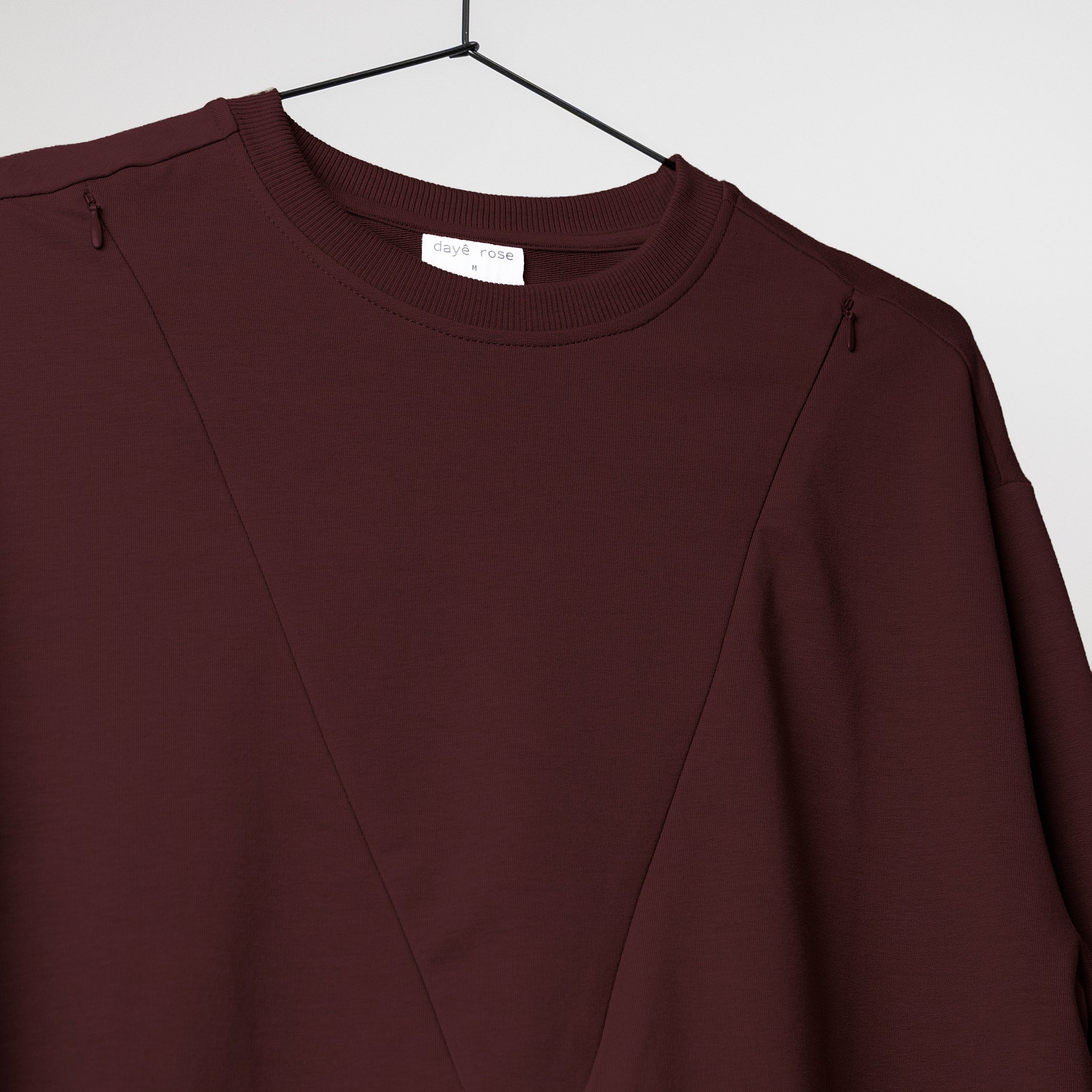 Azalea Stillpullover – verdeckter Reißverschluss