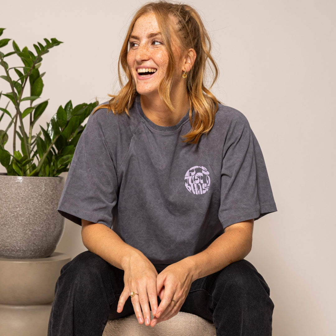 "It's Just A Phase" Heather Stillshirt aus Bio-Baumwolle