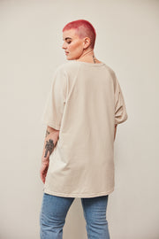 Oversized Heather Stillshirt aus Bio-Baumwolle