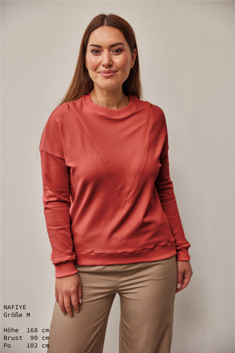 Azalea Still-Sweater aus Bio-Baumwolle