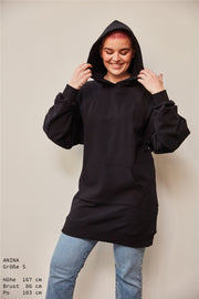 Oversized Heather Still-Hoodie aus Bio-Baumwolle