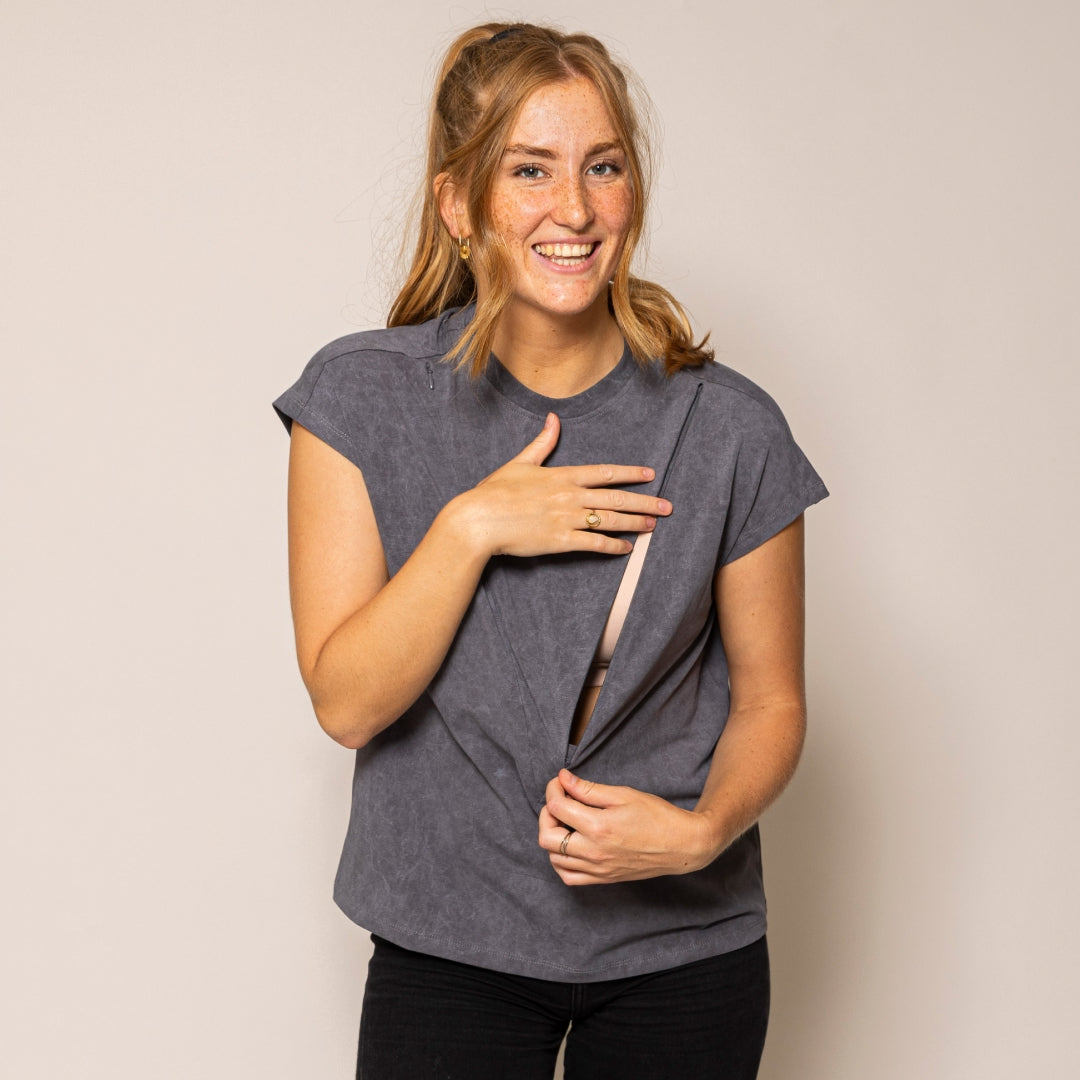 "It's Just A Phase" Tulip Stillshirt aus Bio-Baumwolle