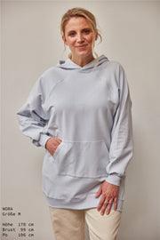 Oversized Heather Still-Hoodie aus Bio-Baumwolle