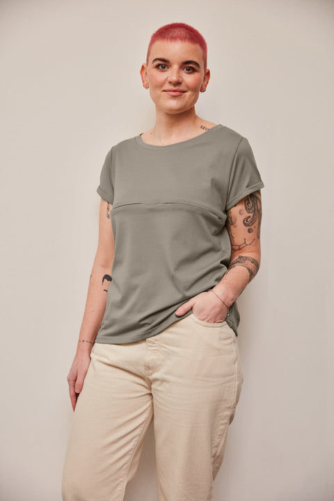 Limited Edition: Lily Stillshirt Muddy Gray