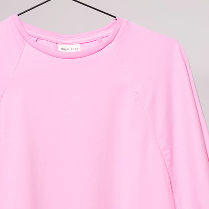 Oversized Heather Stillshirt aus Bio-Baumwolle