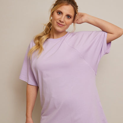 Oversized Heather Stillshirt aus Bio-Baumwolle