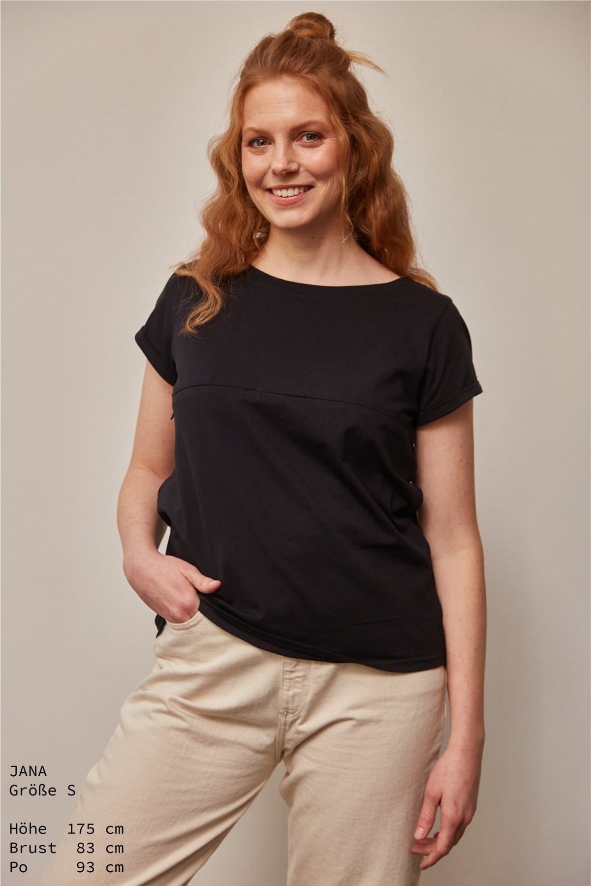 Stillshirt Für Frauen 2025 - Mit Reißverschluss, Used-Look, Für Schwangerschaft & Stillzeit