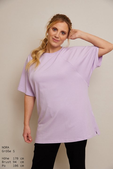 Oversized Heather Stillshirt aus Bio-Baumwolle - Top - dayê rose